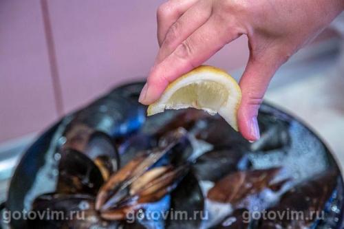 Черноморские мидии с рисом и овощами