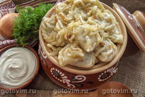 Вареники с сёмгой
