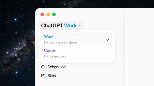 
											
							OpenAI запустила ChatGPT Work &mdash; ИИ-агент для работы с файлами и приложениями						
									