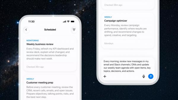 
											
							OpenAI запустила ChatGPT Work &mdash; ИИ-агент для работы с файлами и приложениями						
									