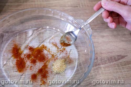 Солёный арахис с чили, чесноком и паприкой в микроволновке