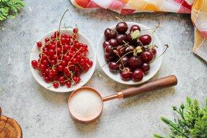 Джем из вишни и красной смородины Джем из вишни и красной смородины