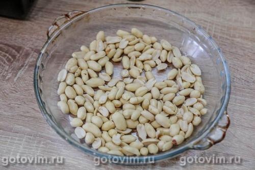 Жареный арахис со сванской солью в микроволнвке