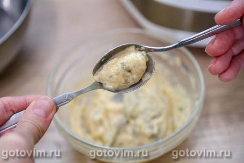 Клецки из манки с креветками