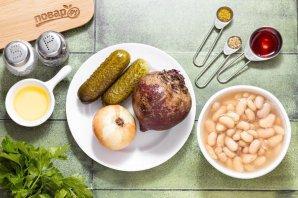 Салат из свеклы и фасоли