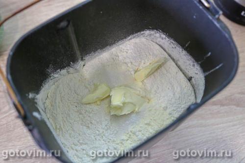 Хлеб‑рулет с арахисовой начинкой в хлебопечке