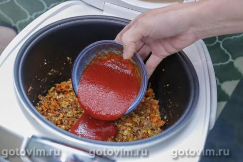 Мексиканский суп с кукурузой и горохом в мультиварке