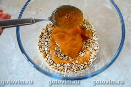 Тыквенная гранола с мёдом, корицей и орехами