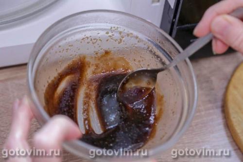 Закусочный миндаль в глазури из соуса терияки в микроволновке