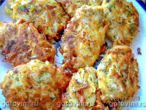 Картофельнные драники с тыквой