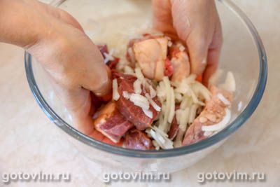 Шашлык из говяжьего сердца Шашлык из говяжьего сердца