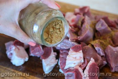 Шашлык из говяжьего сердца Шашлык из говяжьего сердца