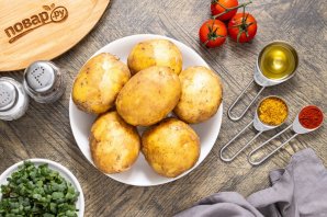 Картофель дольками в духовке Картофель дольками в духовке